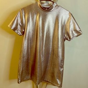 ASOS Men’s Silver-Gray Stretch T-Shirt